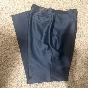 New Vintage Mens Saxifon Pants USA Western sz 36 dress black 90s unhemmed formal